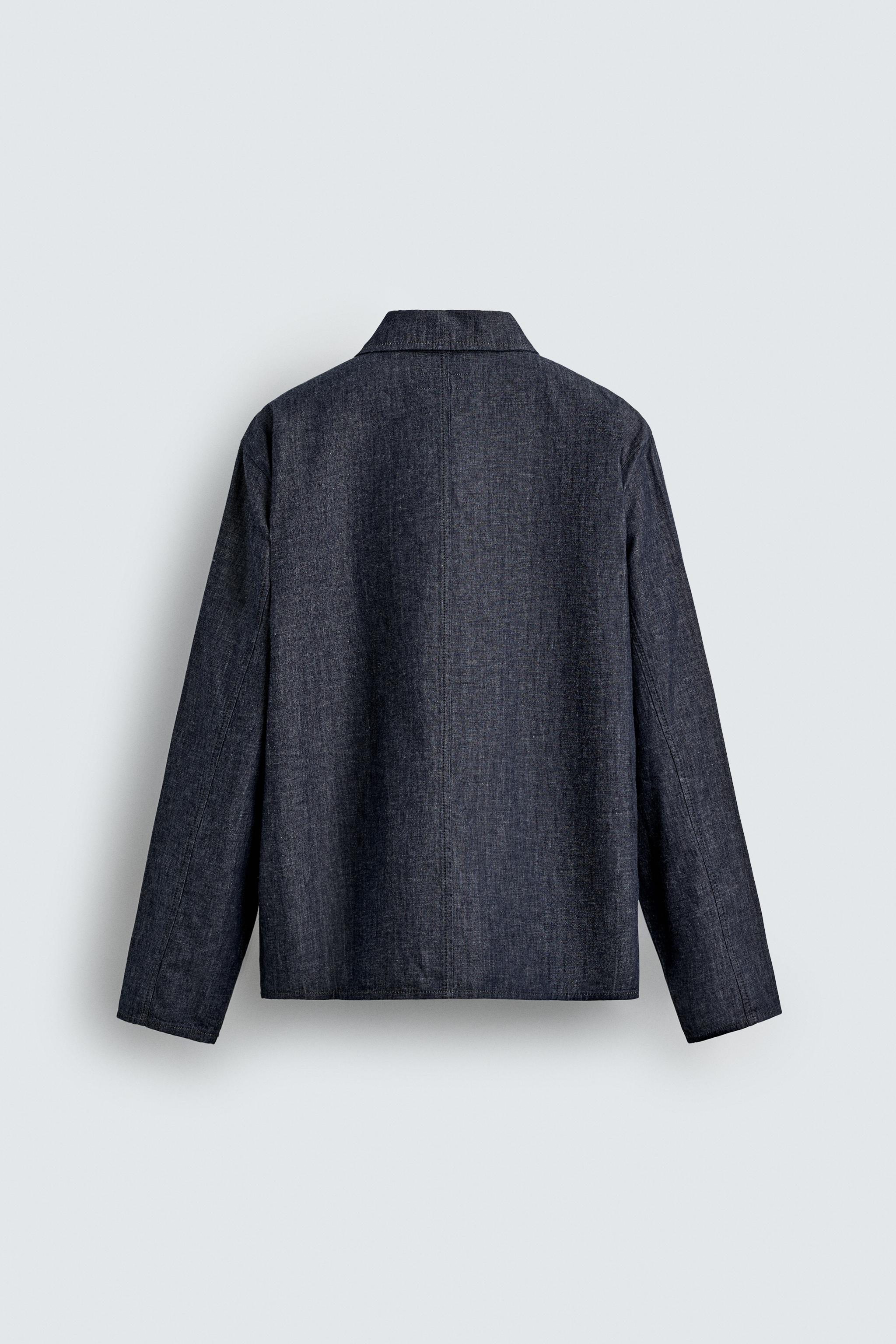 RELAXED FIT DENIM OVERSHIRT